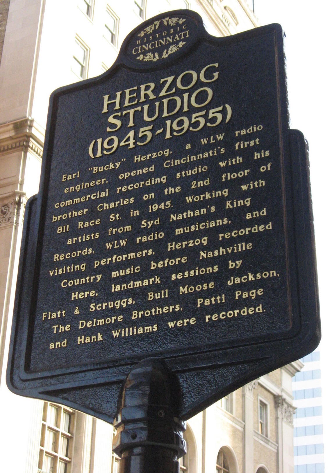 Cincinnati Historical Marker