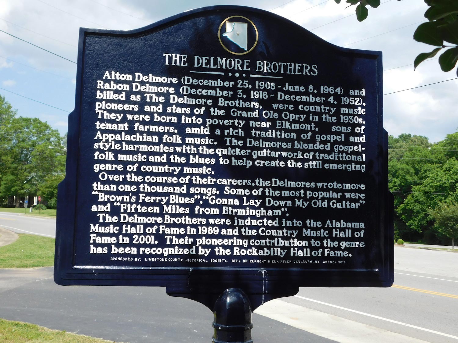 Delmore historical marker